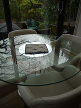 Load image into Gallery viewer, Shark Print Trivet with Multi Colour Trim