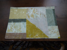 Load image into Gallery viewer, Blue striped and Beige block Placemats