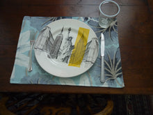 Load image into Gallery viewer, Large Floral Fabric Placemats