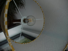 Load image into Gallery viewer, Yellow and White geometric 30cm Drum Lampshade