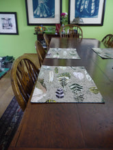 Load image into Gallery viewer, Feather Reversable Fabric Placemats