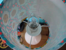 Load image into Gallery viewer, Bright floral small 15cm Drum lampshade