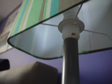 Load image into Gallery viewer, Green and Brown Stripes Rounded Rectangle Lampshade