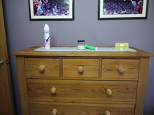 Load image into Gallery viewer, Red, White and Blue Striped Table Runner