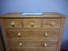 Load image into Gallery viewer, Blue Cross Hatch Trivet With Purple Trim