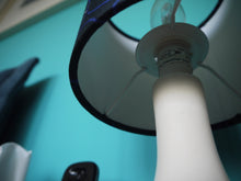 Load image into Gallery viewer, Blue line circles 15 cm Drum Lampshade