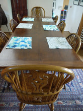Load image into Gallery viewer, Double Sided Reversable Rectangle Fabric Placemats