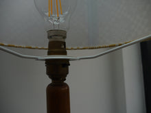 Load image into Gallery viewer, Yellow and White geometric 30cm Drum Lampshade