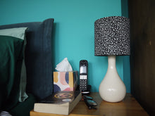 Load image into Gallery viewer, Silver Floral 15cm Drum Lampsahde