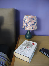 Load image into Gallery viewer, Orange Floral Design Double Sided lampshade