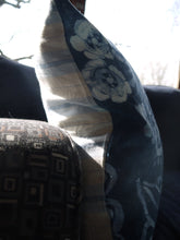 Load image into Gallery viewer, Blue and Beige Double Print Couch Pillow Cover