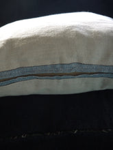 Load image into Gallery viewer, Blue and Beige Striped Couch Pillow Cover