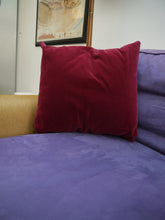 Load image into Gallery viewer, Red Velvet Couch Pillow