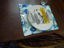 Load image into Gallery viewer, Double Sided Reversable Rectangle Fabric Placemats