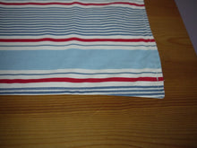 Load image into Gallery viewer, Red, White and Blue Striped Table Runner