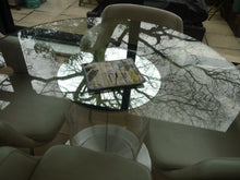 Load image into Gallery viewer, Yellow Floral Pot Holder with Grey Trim