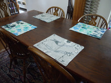 Load image into Gallery viewer, Double Sided Reversable Rectangle Fabric Placemats
