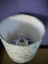 Load image into Gallery viewer, Grey marble 15cm Drum Lampshade