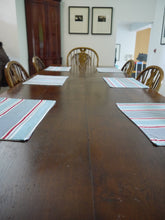 Load image into Gallery viewer, Red, white and blue striped Placemats