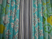 Load image into Gallery viewer, Floral and Striped Trivet with Two Tone Trim