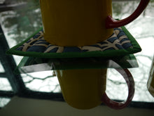 Load image into Gallery viewer, White Floal Pot Holders with Trim