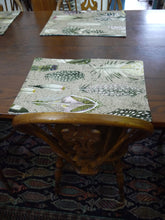 Load image into Gallery viewer, Feather Reversable Fabric Placemats