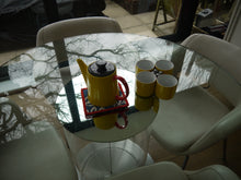 Load image into Gallery viewer, White Floal Pot Holders with Trim