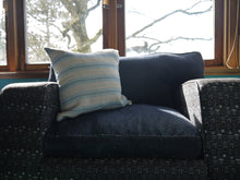 Load image into Gallery viewer, Blue and Beige Double Print Couch Pillow Cover