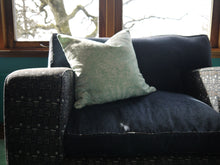 Load image into Gallery viewer, Blue Floral Couch Pillow Cover