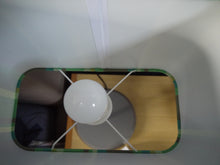 Load image into Gallery viewer, Green and Brown Stripes Rounded Rectangle Lampshade