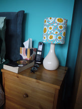 Load image into Gallery viewer, Bright floral small 15cm Drum lampshade