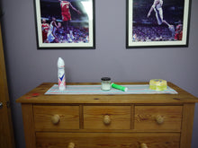 Load image into Gallery viewer, Red, White and Blue Striped Table Runner