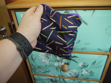 Load image into Gallery viewer, Pencil Print Zippered Pouch