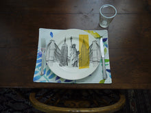 Load image into Gallery viewer, Bright Floral Rectangle Fabric Placemats