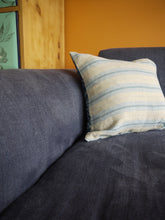 Load image into Gallery viewer, Blue and Beige Double Print Couch Pillow Cover