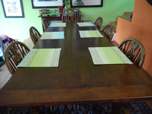 Load image into Gallery viewer, Yellow and Blue Wash Reversable Rectangle Fabric Placemats