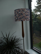 Load image into Gallery viewer, Burnt Orange Floral 30cm Drum Lampshade