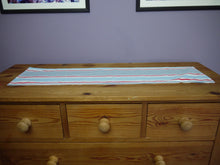 Load image into Gallery viewer, Red, White and Blue Striped Table Runner