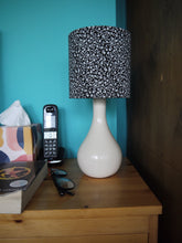 Load image into Gallery viewer, Silver Floral 15cm Drum Lampsahde