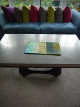 Load image into Gallery viewer, Multi Colour Fabric Trivet with Two Tone Trim