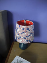 Load image into Gallery viewer, Orange Floral Design Double Sided lampshade