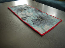 Load image into Gallery viewer, Floral Trivet with Red Trim