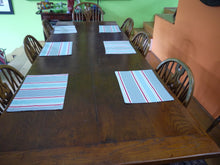 Load image into Gallery viewer, Red, white and blue striped Placemats