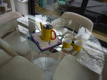 Load image into Gallery viewer, Shark Print Trivet with Multi Colour Trim