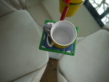 Load image into Gallery viewer, White Floal Pot Holders with Trim