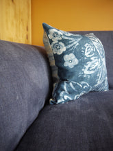 Load image into Gallery viewer, Blue and Beige Double Print Couch Pillow Cover