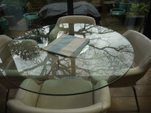 Load image into Gallery viewer, Blue and Beige Striped Trivet