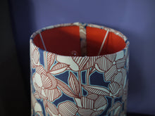 Load image into Gallery viewer, Orange Floral Design Double Sided lampshade