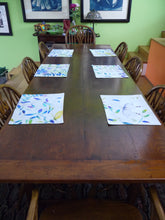 Load image into Gallery viewer, Bright Floral Rectangle Fabric Placemats