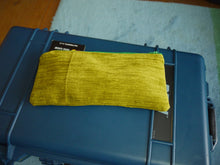 Load image into Gallery viewer, Green and White Zippered Pouch